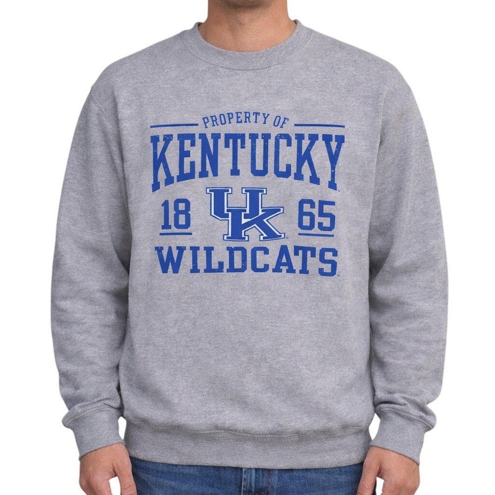 Russell Athletic Kentucky Wildcats Sweatshirtโ Mens Small Gray UK Crewneck NCAA